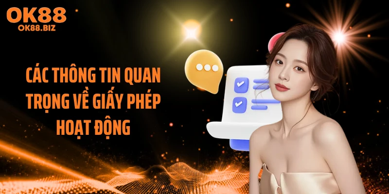 Các thông tin quan trọng về giấy phép hoạt động
